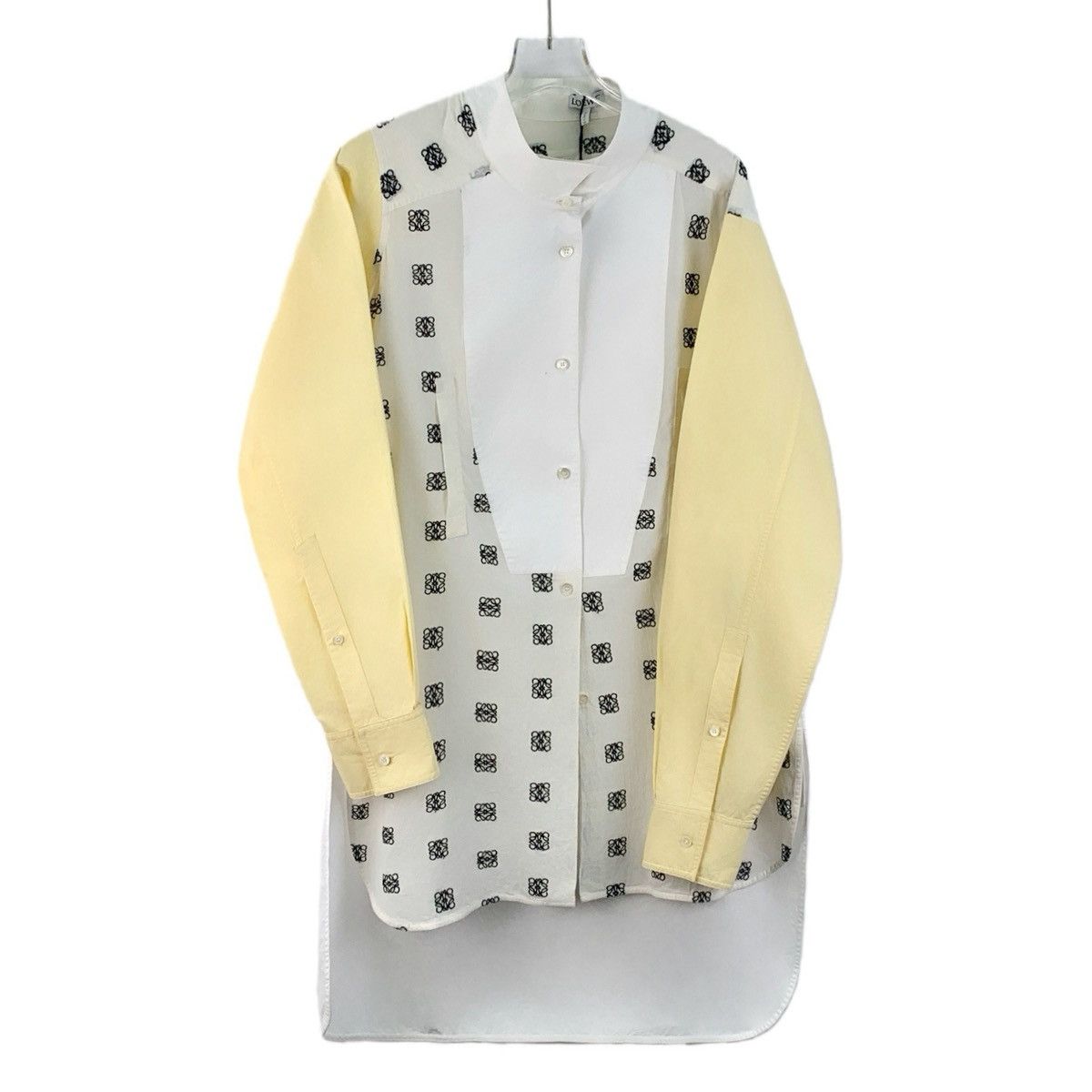 Loewe Loewe Logo Embroidered Cotton Long Sleeve Shirt K26WX Size XS / US 0-2 / IT 36-38 - 1 Thumbnail