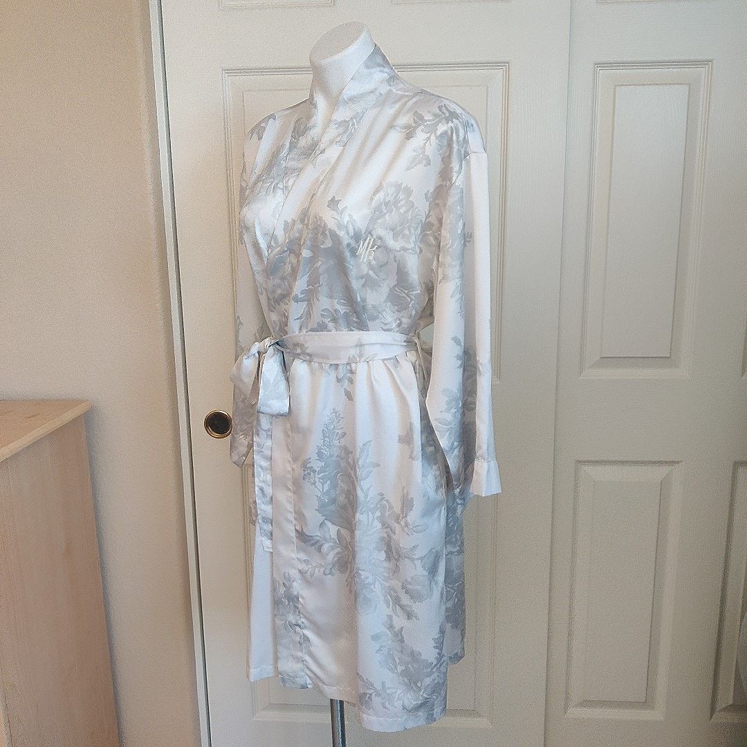 Monique Lhuillier Bouquet Floral Kimono Robe sz XS/S Size ONE SIZE - 3 Thumbnail