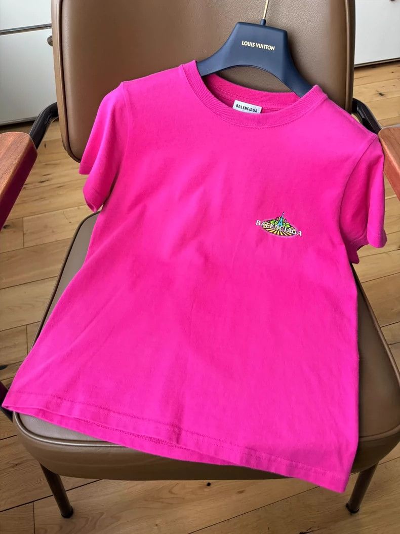 Balenciaga Balenciaga Rose printed short-sleeved T-shirt 2503-Nextarro Size US M / EU 48-50 / 2 - 5 Thumbnail