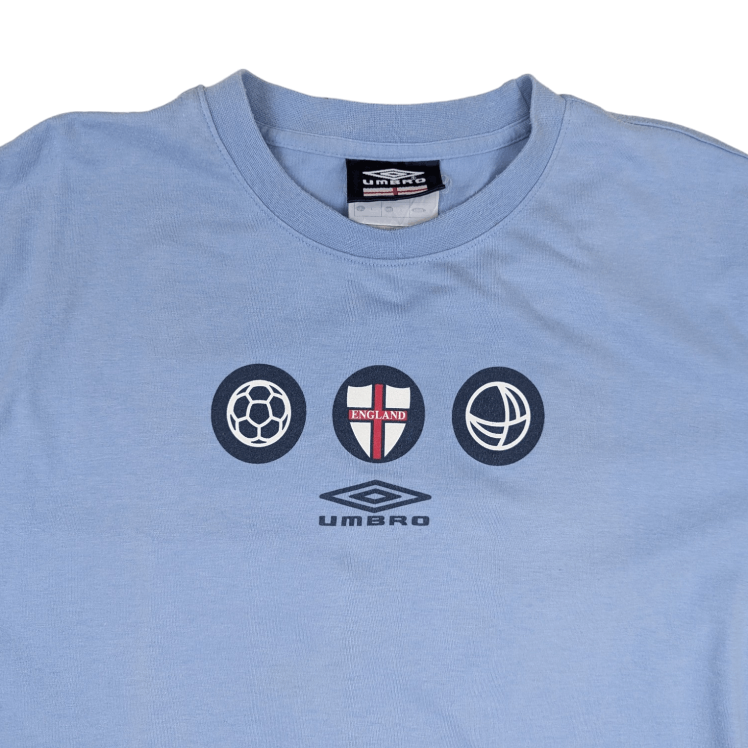 Umbro Vintage UMBRO England World Cup Euro T-Shirt Soccer Jersey Size US L / EU 52-54 / 3 - 4 Thumbnail