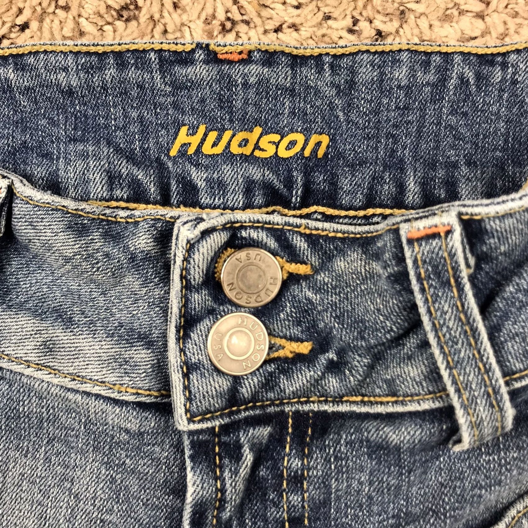 Hudson VINTAGE Hudson Bootcut Jeans Women Blue Denim 27x31 Medium Wash Stretch Made USA Regular Womens Jeans Size 27" / US 4 / IT 40 - 7 Thumbnail