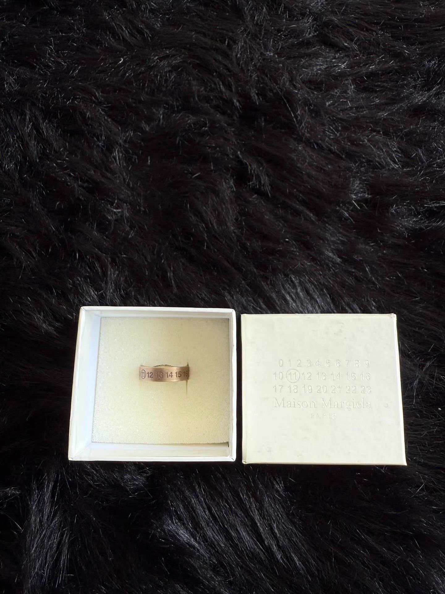 Maison Margiela Maison Margiela First Edition Classic Number Ring Q17 Size ONE SIZE - 1 Thumbnail