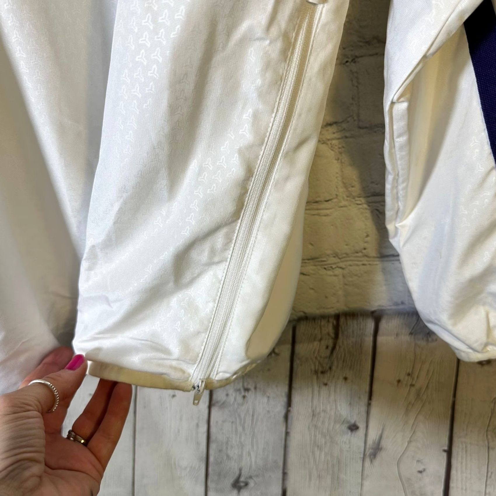 Reebok VINTAGE? Reebok NFL Baltimore Ravens 1/4 Zip Windbreaker Jacket White Mens M Size US M / EU 48-50 / 2 - 6 Thumbnail