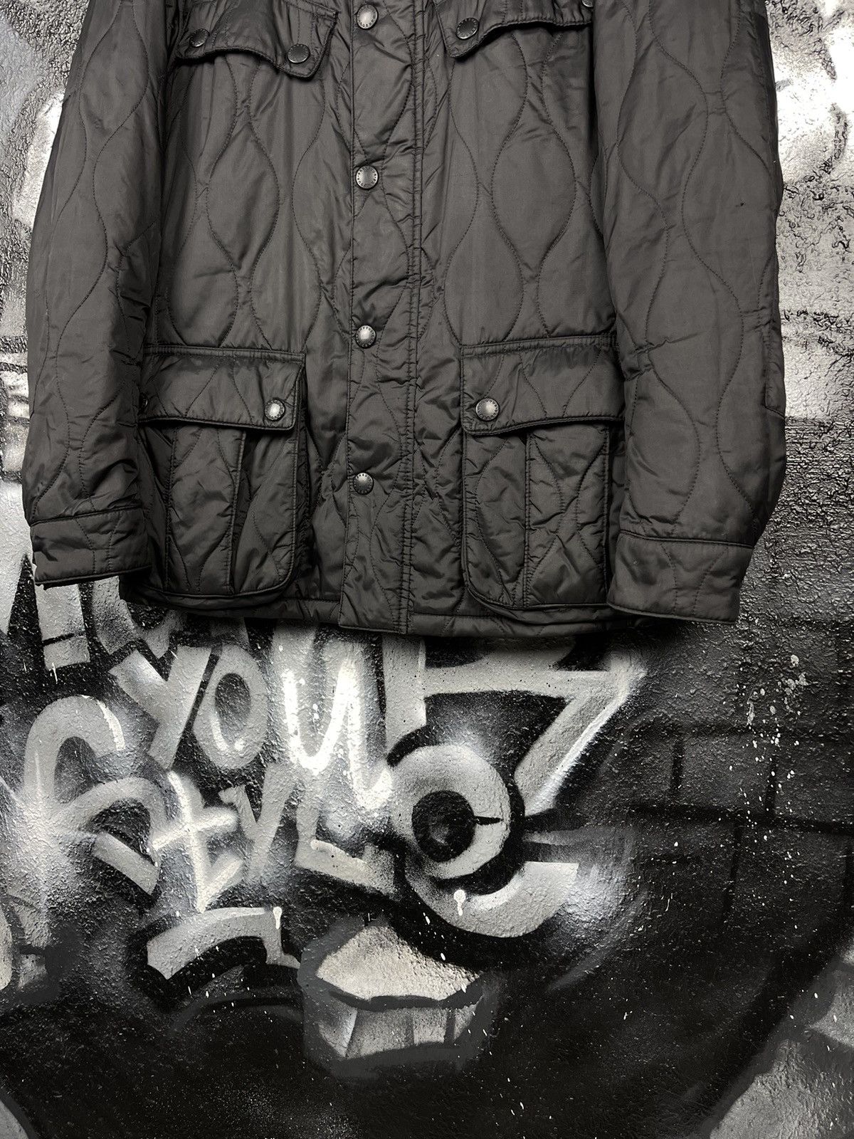 Barbour × Vintage Barbour International Ariel Track Quilt Jacket Men’s Size S Size US S / EU 44-46 / 1 - 5 Thumbnail