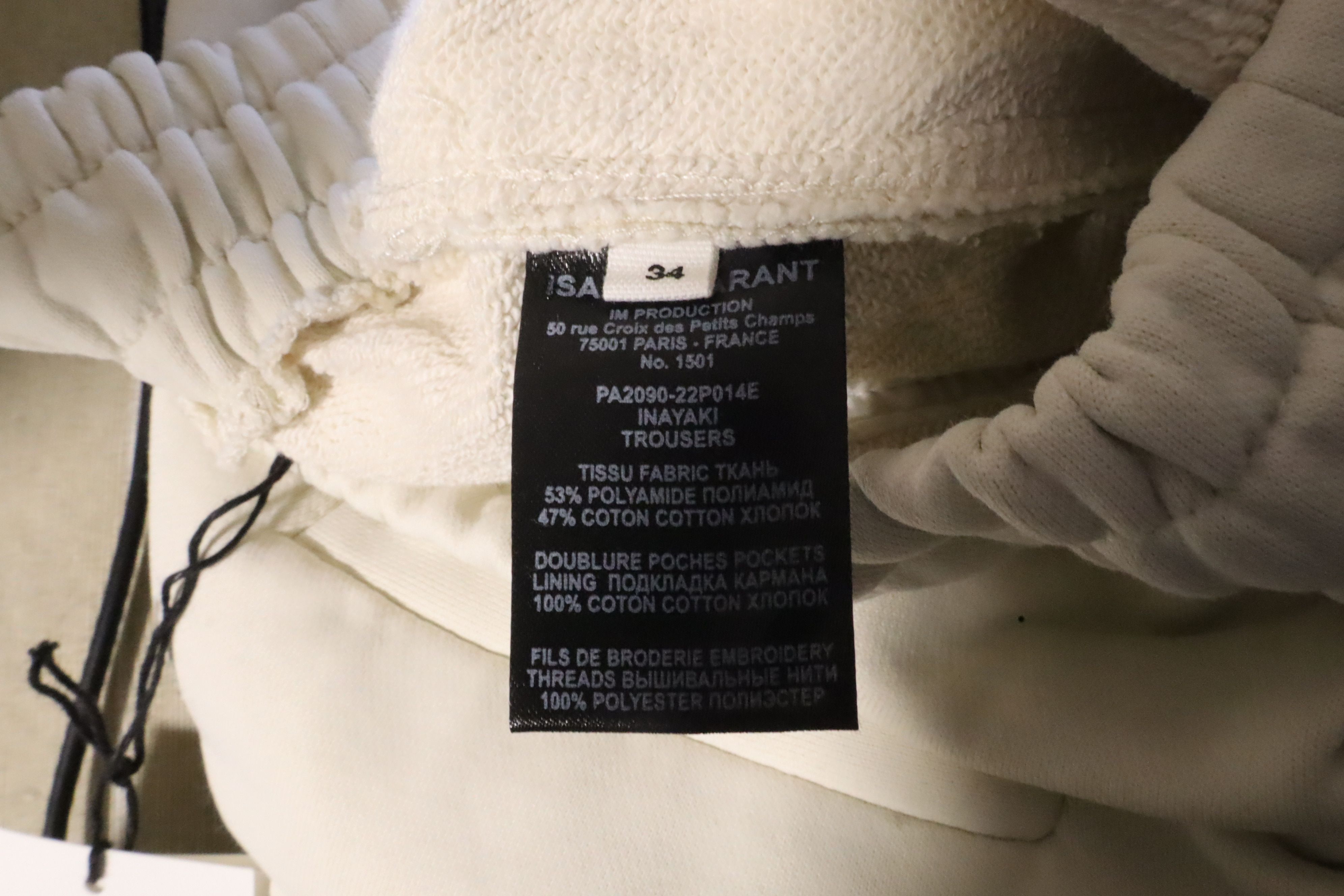 Isabel Marant Polyester zip sweatpants Size 26" / US 2 / IT 38 - 5 Thumbnail