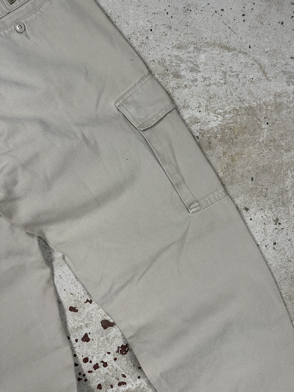 Levi's Vintage 1998 Levi’s 676 Baggy Beige Cargo Pants Loose Fit Size US 34 / EU 50 - 15 Thumbnail