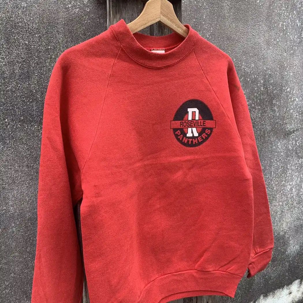 Fruit Of The Loom × Vintage 1990’s Vintage Roseville Crewneck Sweater Jumper Pullover Size US M / EU 48-50 / 2 - 3 Thumbnail