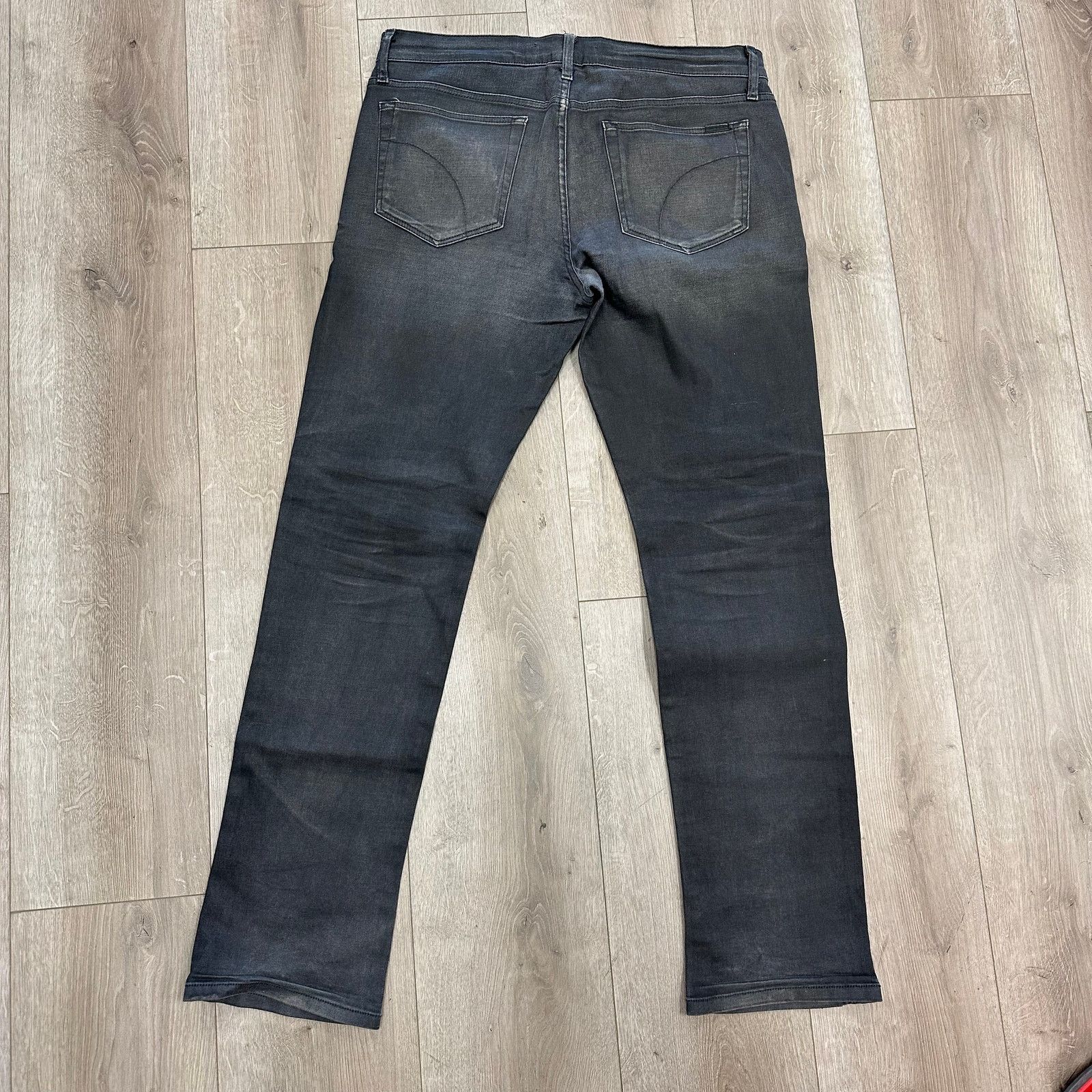 Joe's Joe's The Brixton Straight Narrow Jeans Pants Size 33 Black Size US 33 - 7 Thumbnail