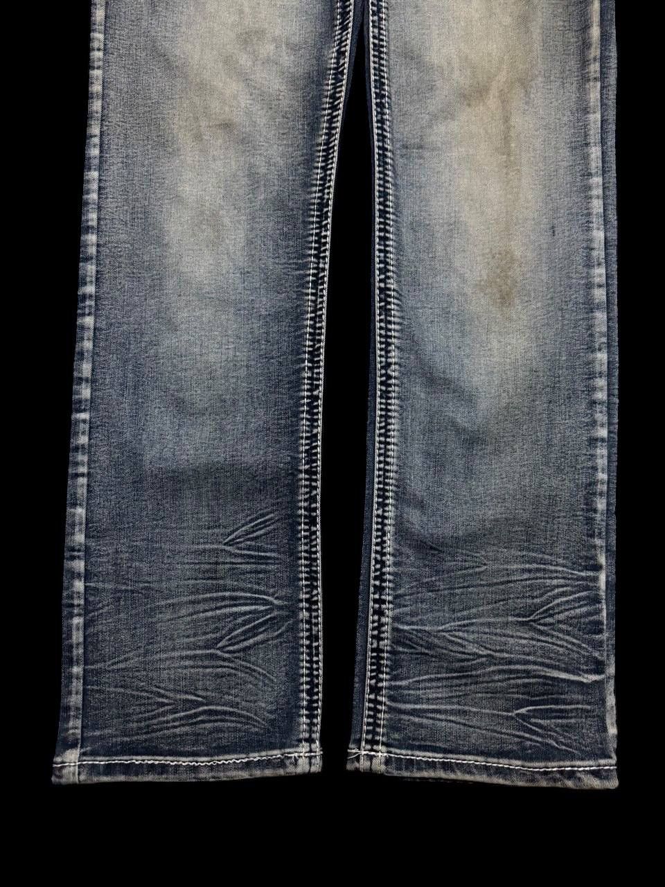 Other Sick 90s Style Oxygen Rusty Mudwash Acid Style Clawmark Jean Size US 31 - 7 Thumbnail
