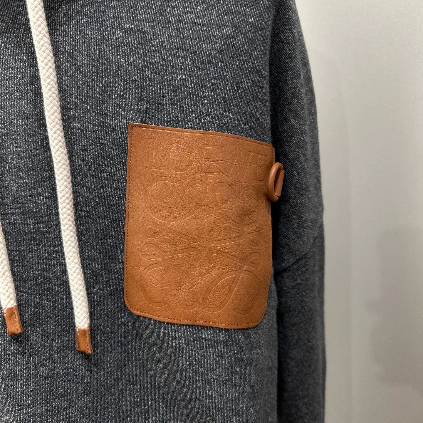 Loewe Loewe mar610 Logo Patch Cotton Hoodie XS Size US XS / EU 42 / 0 - 6 Thumbnail
