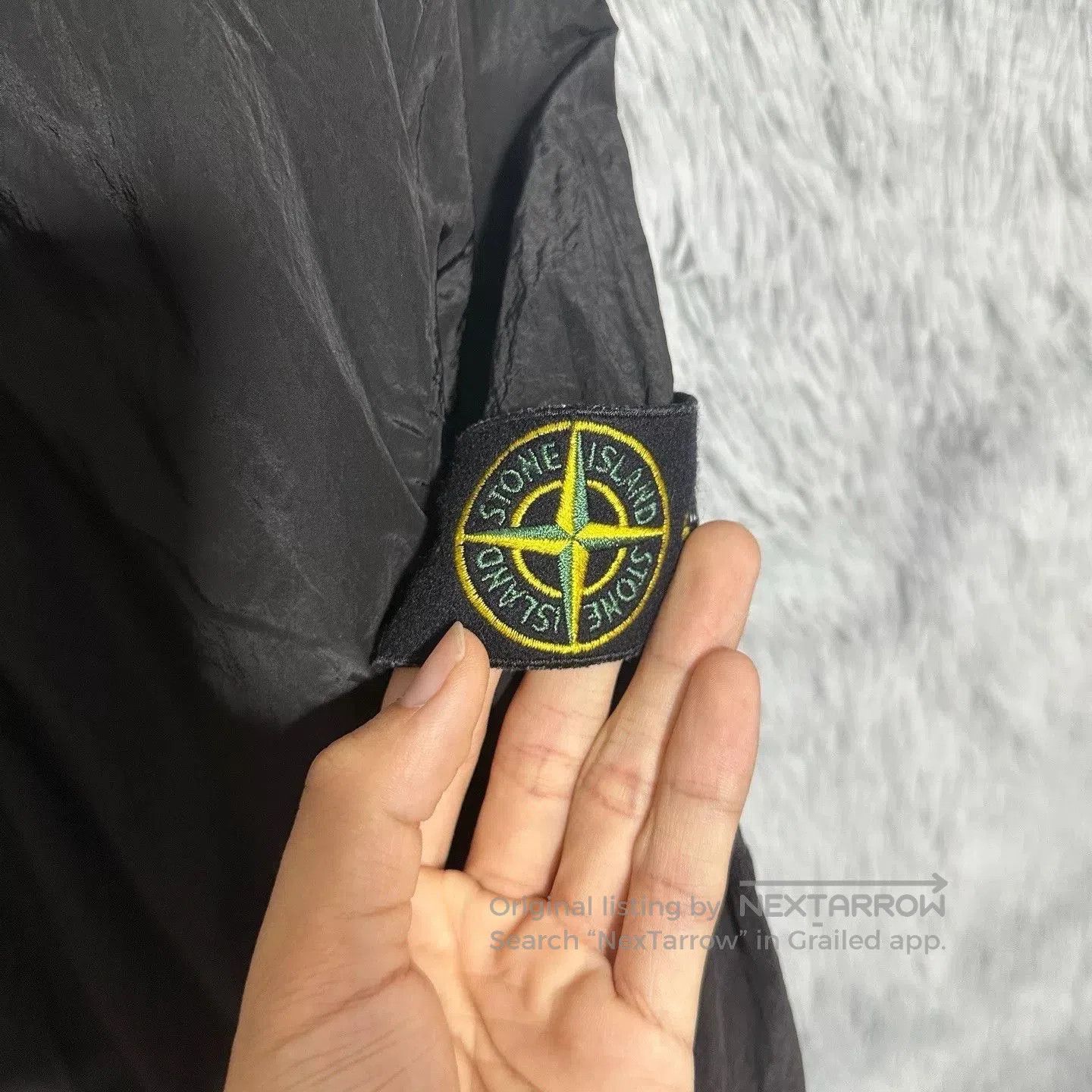 Stone Island stone island 18fw black metal nylon jacket. Size US L / EU 52-54 / 3 - 4 Thumbnail