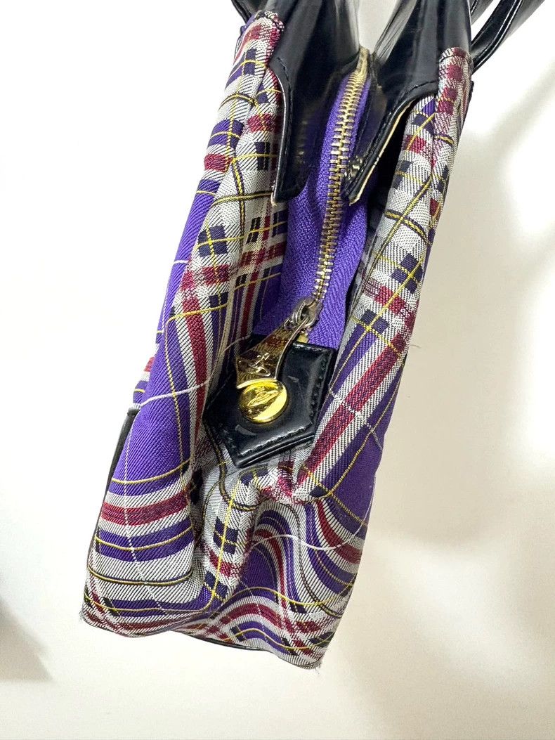 Vivienne Westwood Vivienne Westwood size os Purple checkered bowling bag Size ONE SIZE - 4 Thumbnail