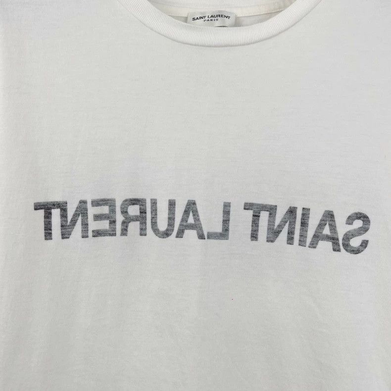 Saint Laurent Paris Saint Laurent ParisLetter logo printed short sleeve 2504-N Size XS / US 0-2 / IT 36-38 - 4 Thumbnail