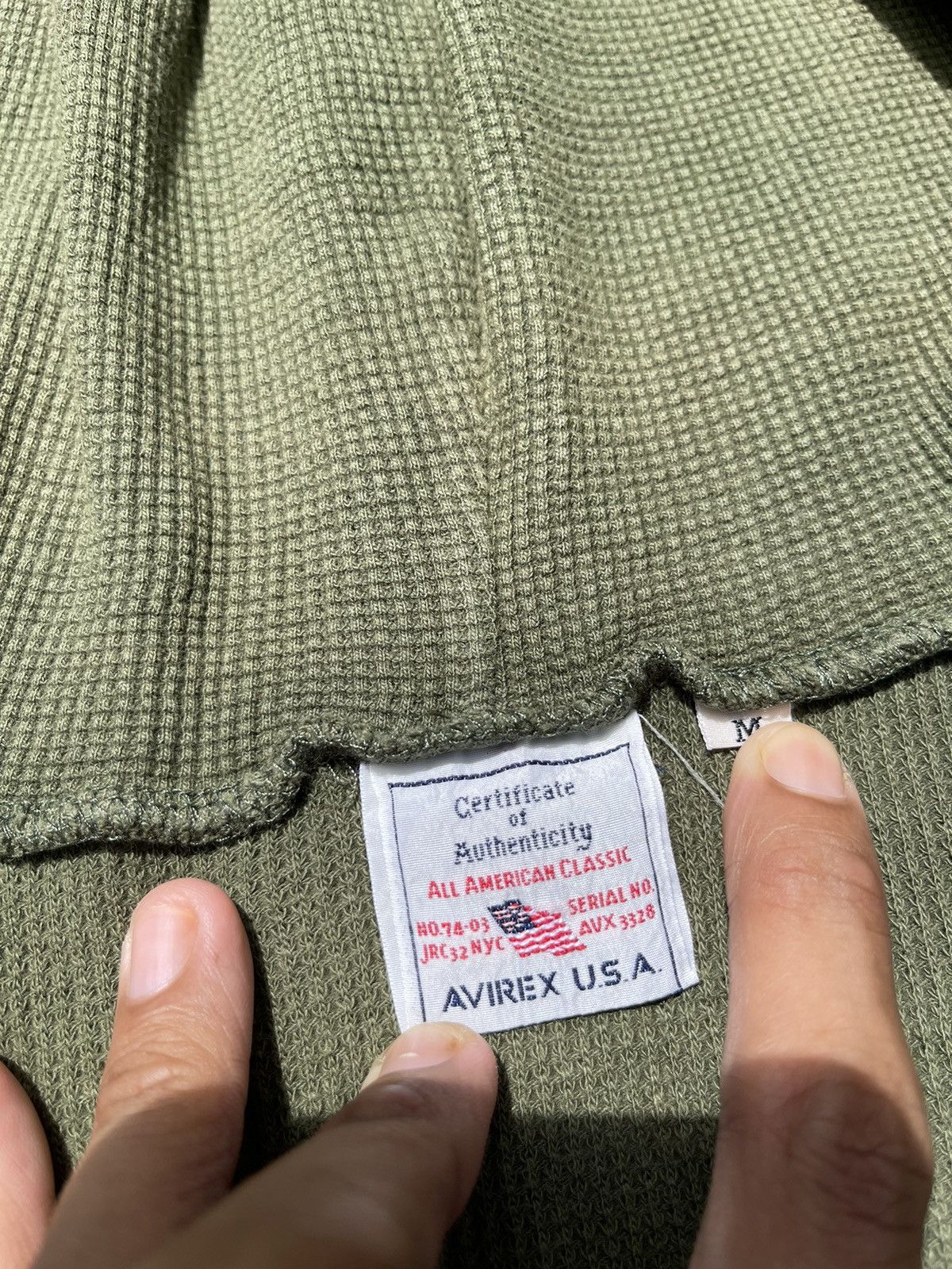 Avirex Avirex U.S.A. Marines Zip Hoodie Military Green Vintage Size US M / EU 48-50 / 2 - 15 Thumbnail