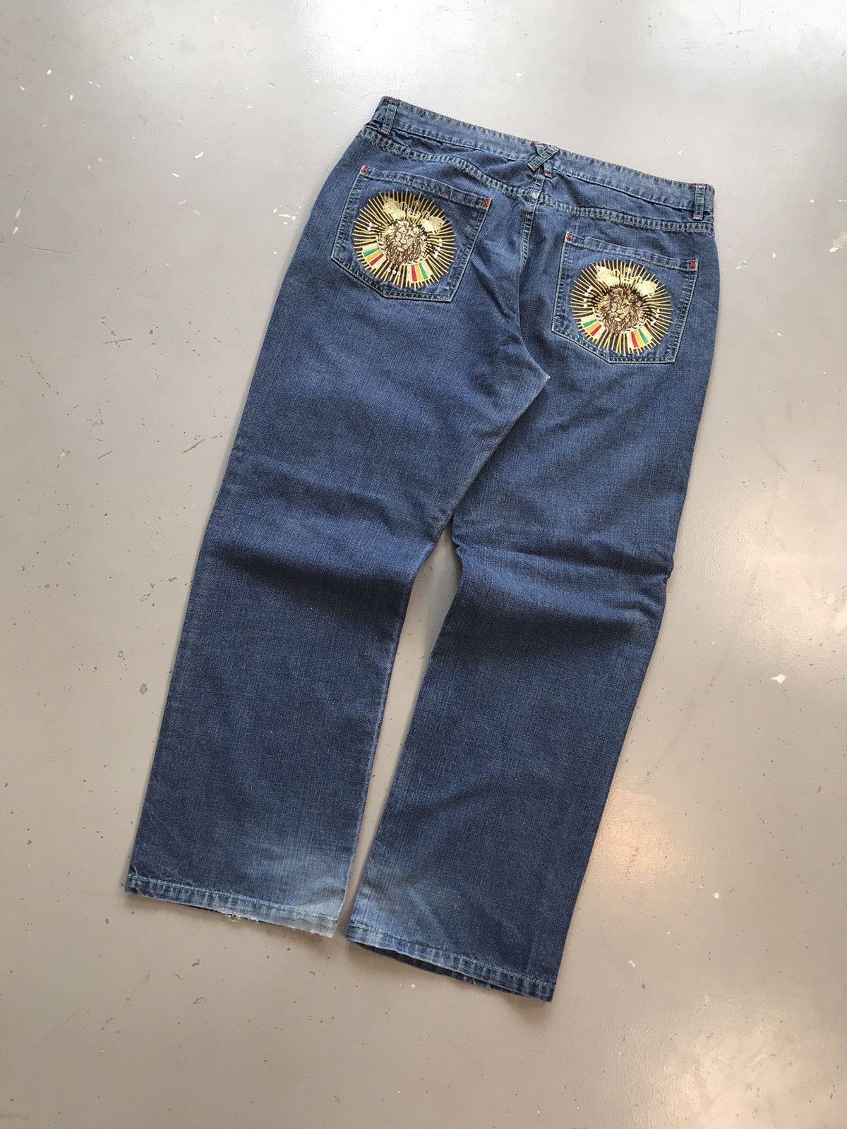 JNCO × Southpole × Vintage Vintage Y2K crazy embroidered denim Size US 38 / EU 54 - 10 Thumbnail