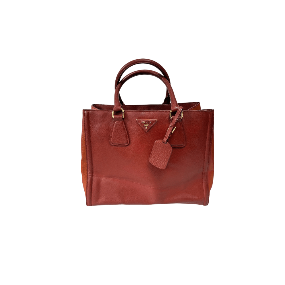Prada Prada Saffiano Leather Galleria Handle Bag ONE SIZE Size ONE SIZE - 1 Thumbnail
