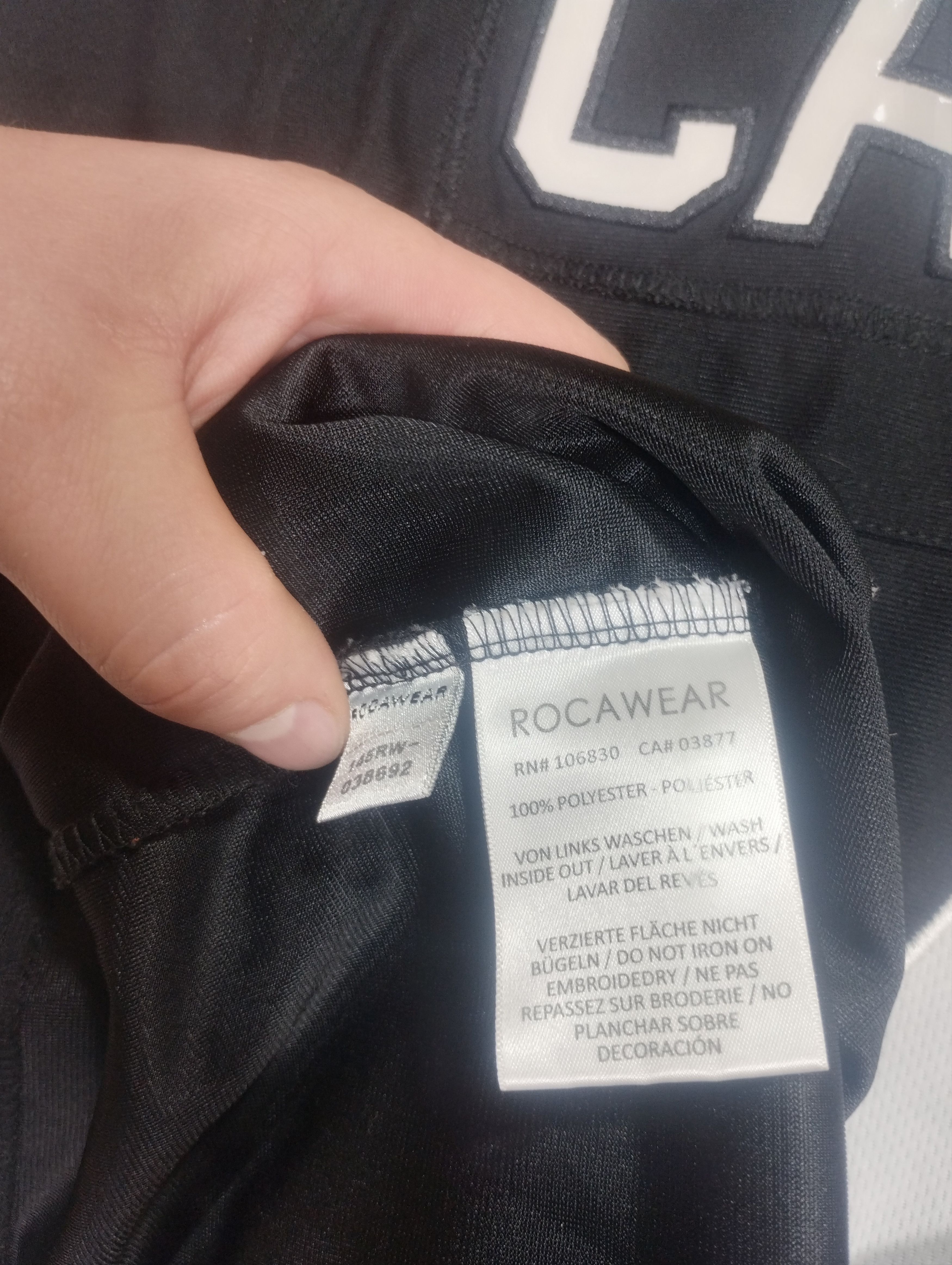 Rocawear Rocawear ROC #4 “CARTER” Jersey Black L Y2K Size US L / EU 52-54 / 3 - 6 Thumbnail
