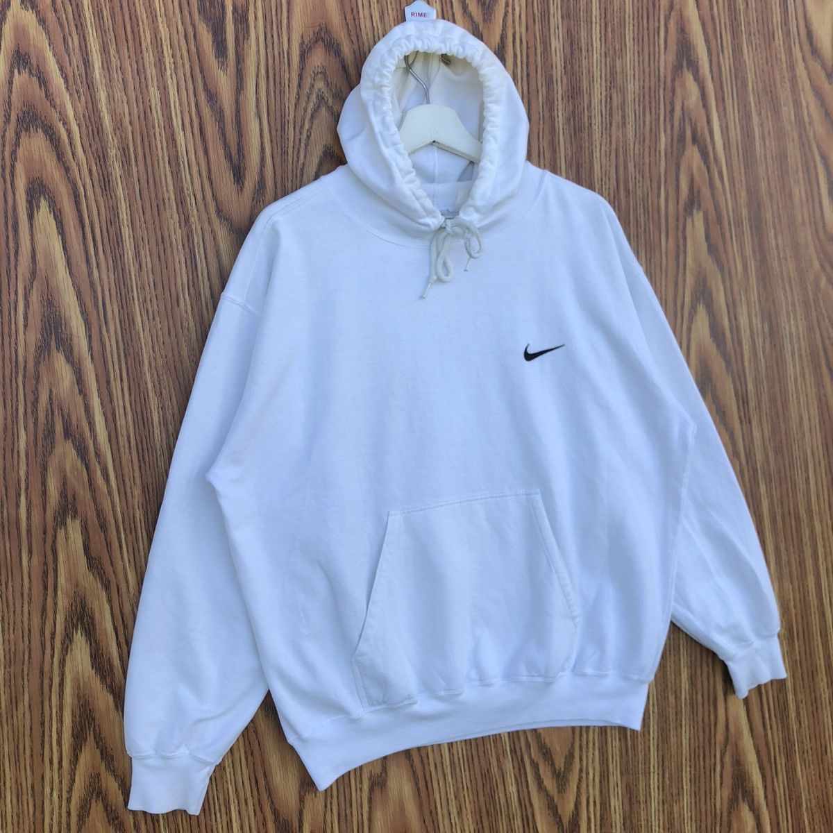 Nike Vintage Nike Swoosh Hoodie Sweatshirt Size US L / EU 52-54 / 3 - 2 Thumbnail