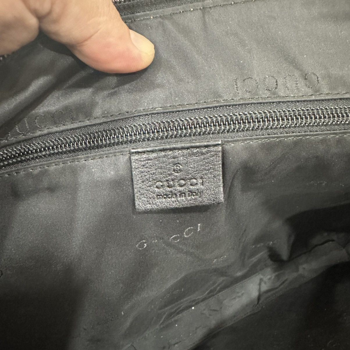 Gucci GUCCI BLACK LEATHER MESENGGER BAG 22 Size ONE SIZE - 19 Thumbnail