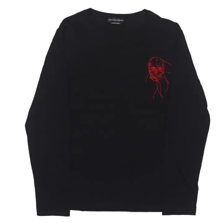 Alexander McQueen Alexander McQueen Long Sleeve Comfortable T-Shirt 0079 Size US L / EU 52-54 / 3 - 1 Thumbnail