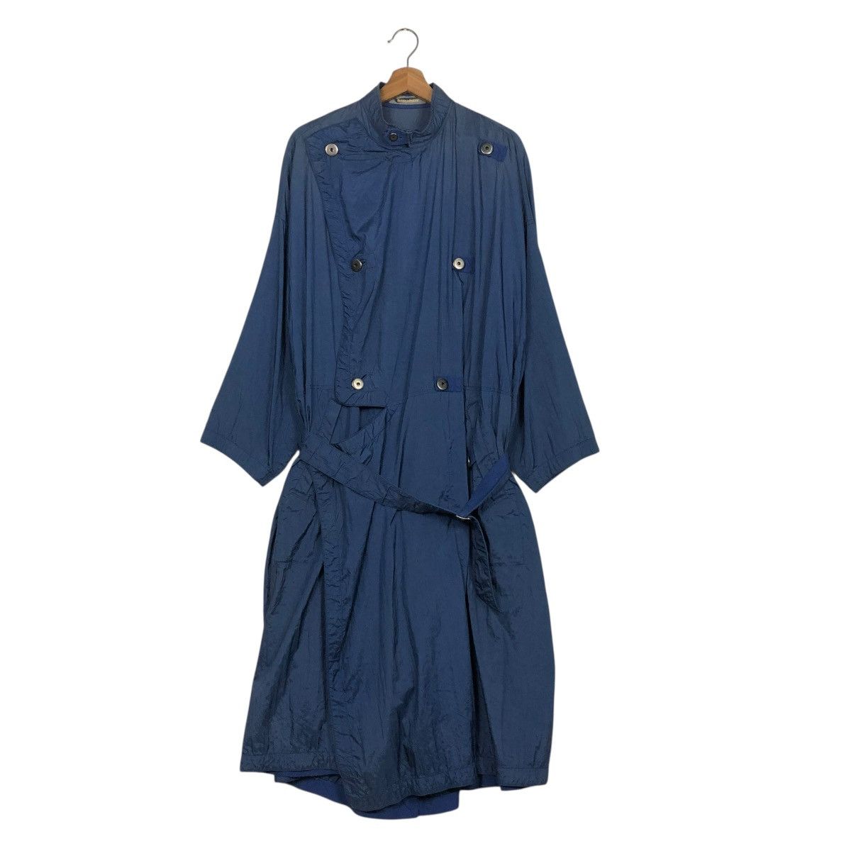 Issey Miyake 🔥VINTAGE 80’s NYLON LONG JACKET ISSEY MIYAKE BONDAGE DESIGN Size US M / EU 48-50 / 2 - 2 Thumbnail