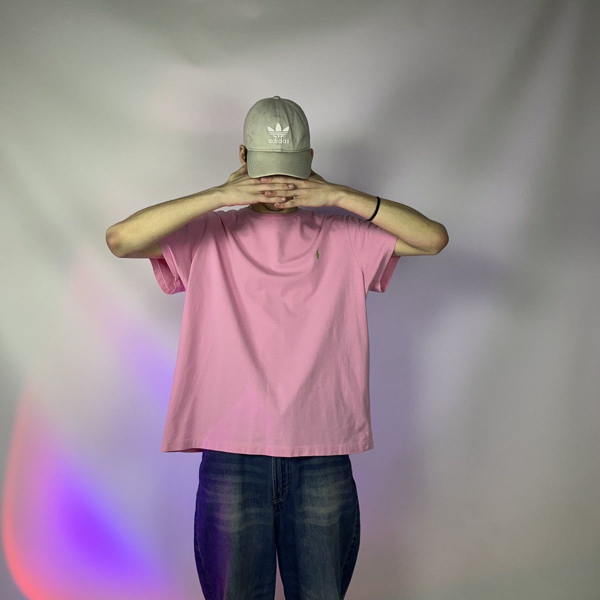 Polo Ralph Lauren × Ralph Lauren × Ralph Lauren Sport 🌸VINTAGE🌸 Polo by Ralph Lauren Pink T-Shirt with green pony Size US XXL / EU 58 / 5 - 3 Thumbnail