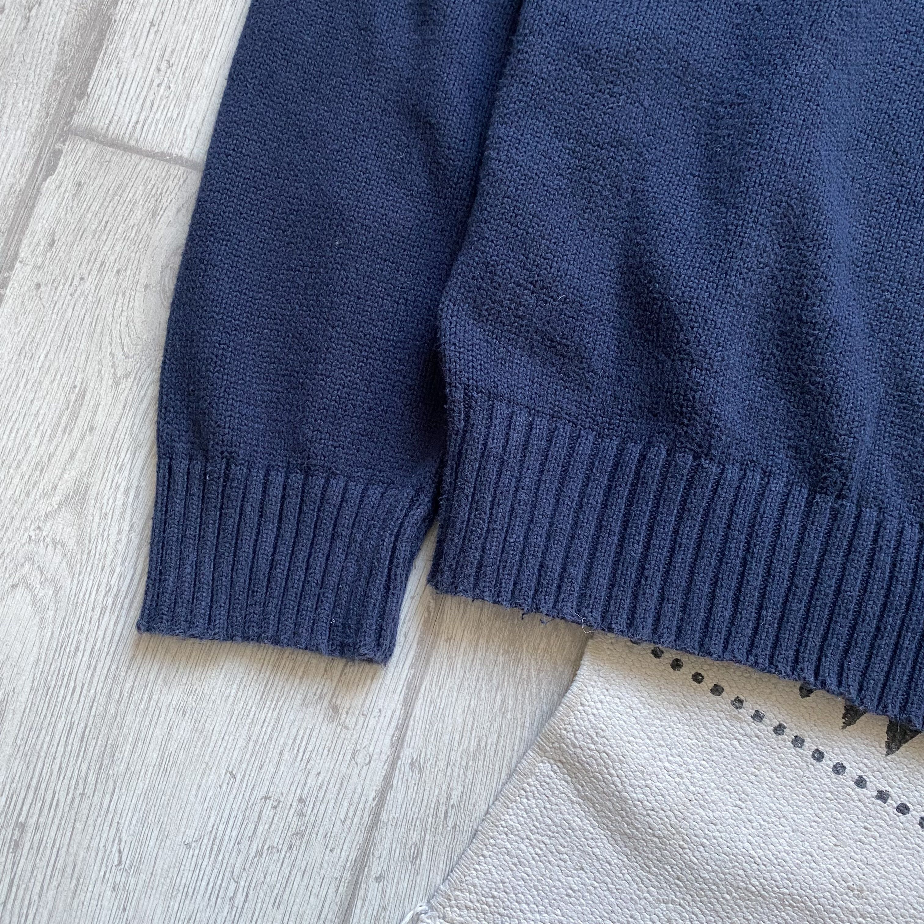 Polo Ralph Lauren 🐎 Vintage Polo Ralph Lauren Zip Knit Sweater Sweatshirt Size US L / EU 52-54 / 3 - 5 Thumbnail