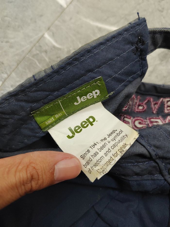 Jeep Vintage JEEP Distressed Style Cap Hat Size ONE SIZE - 6 Thumbnail