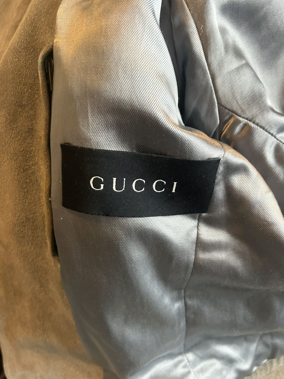 Gucci Gucci Tom Ford Era Suede Biker Jacket in Gray Size US L / EU 52-54 / 3 - 19 Thumbnail