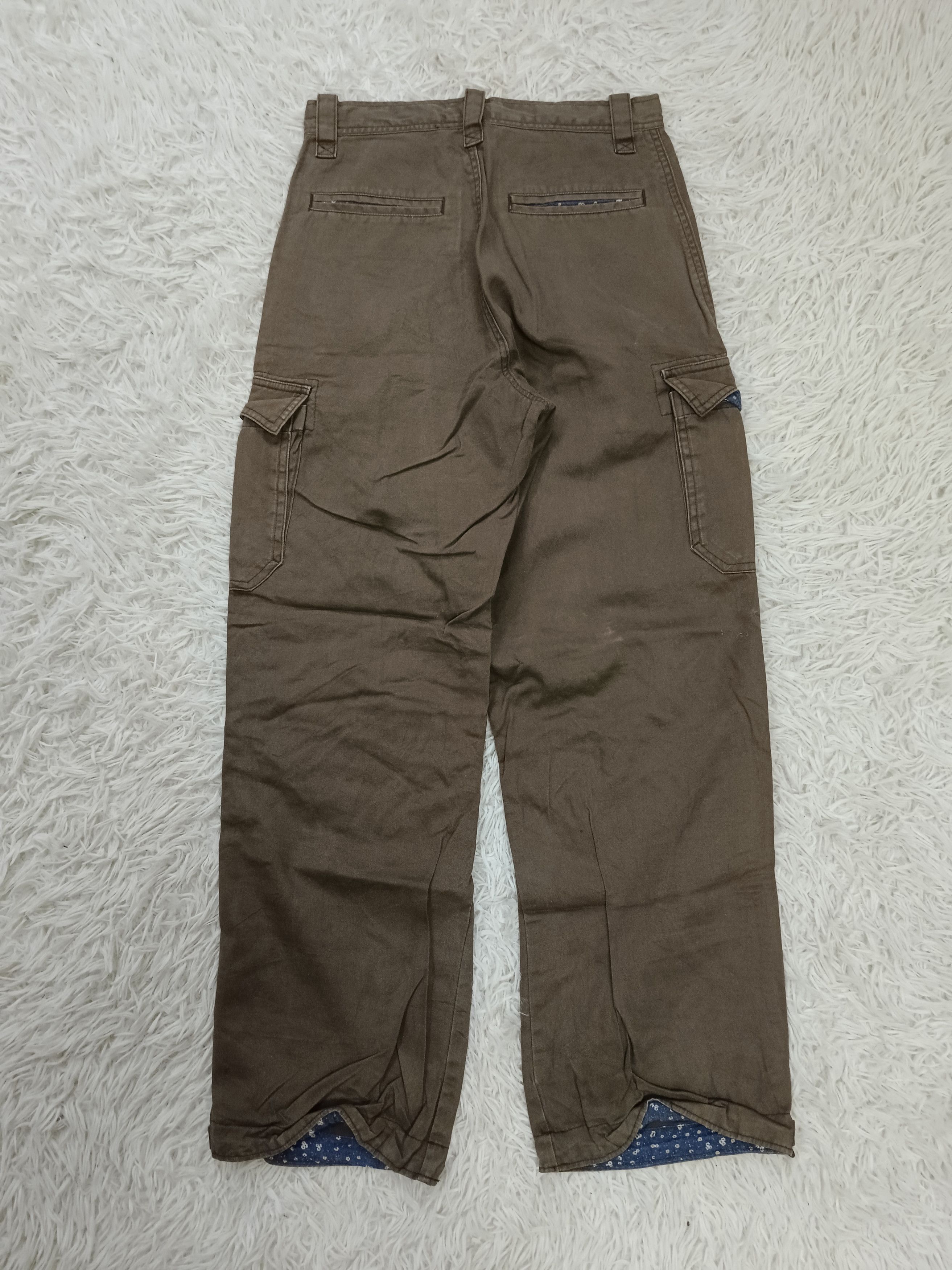 Japanese Brand WIDE PANTS CARGO BALLON PARACHUTE SUNNY CLOUD PANTS Size US 29 - 2 Thumbnail