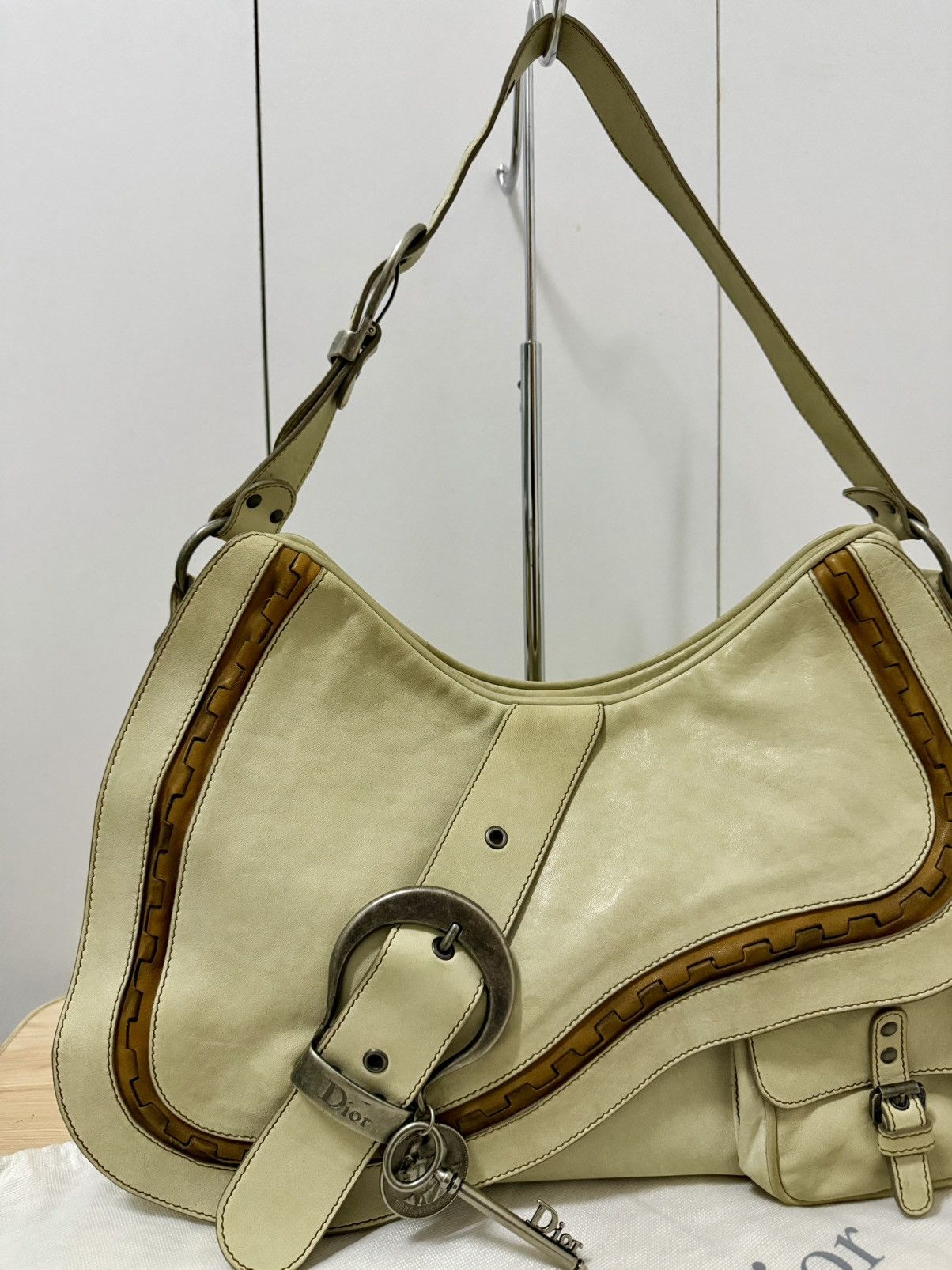 Dior 2007 Christian Dior gaucho Saddle bag John Galiano Size ONE SIZE - 3 Thumbnail