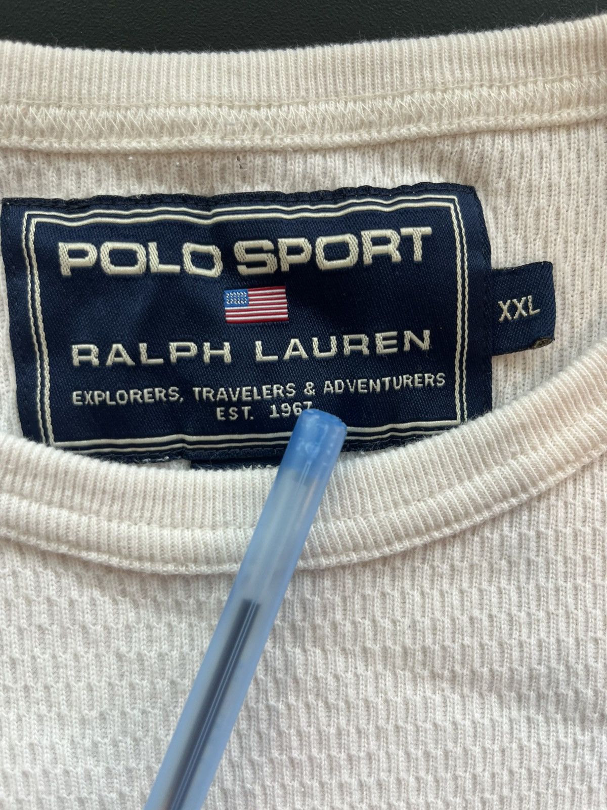 Polo Ralph Lauren × Vintage Y2K polo sport long sleeve thermal shirt Size US XXL / EU 58 / 5 - 6 Thumbnail