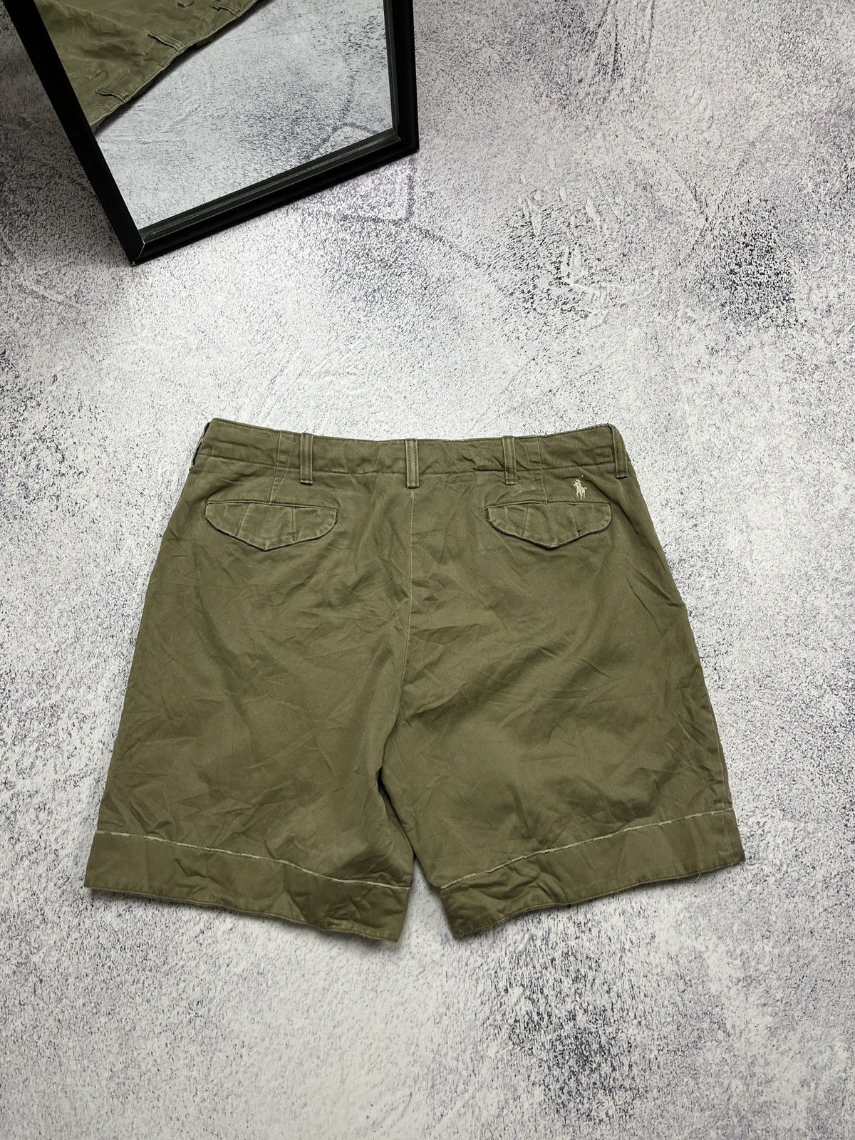 Polo Ralph Lauren Vintage Polo Ralph Lauren Military Cargo Shorts Baggy Y2k Size US 36 / EU 52 - 1 Thumbnail