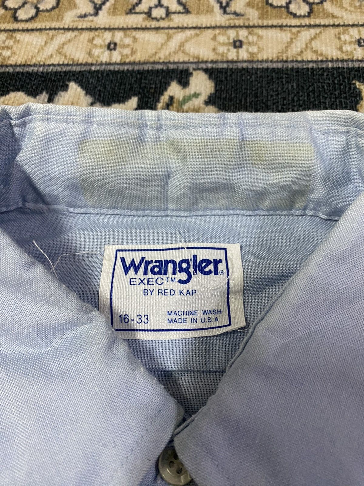 Wrangler Vintage Wrangler Shirt Button Down Size 42L - 7 Thumbnail