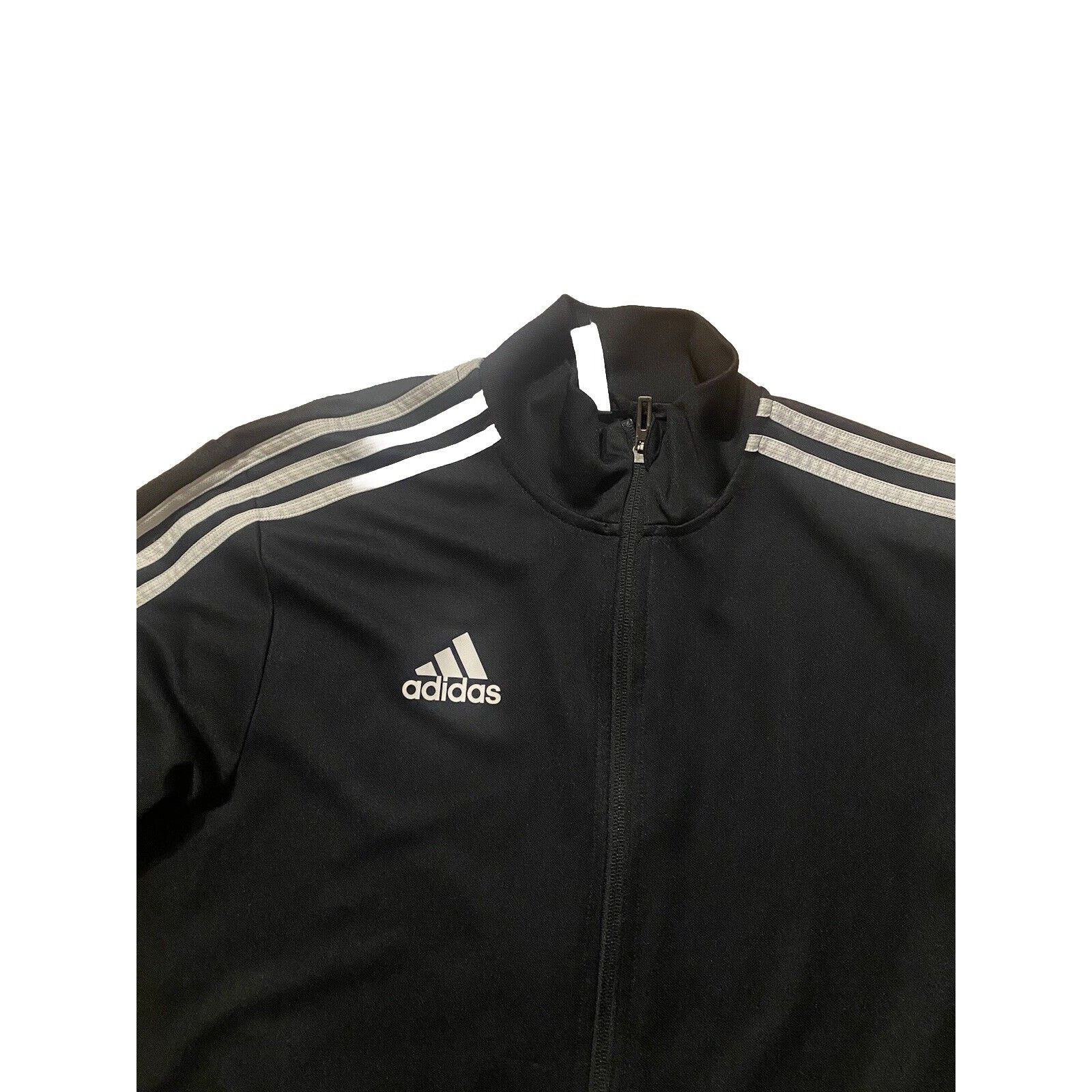 Adidas Adidas Men's 3 Striped Zip Up & Pocket Sweatshirt Size M Size US M / EU 48-50 / 2 - 2 Thumbnail