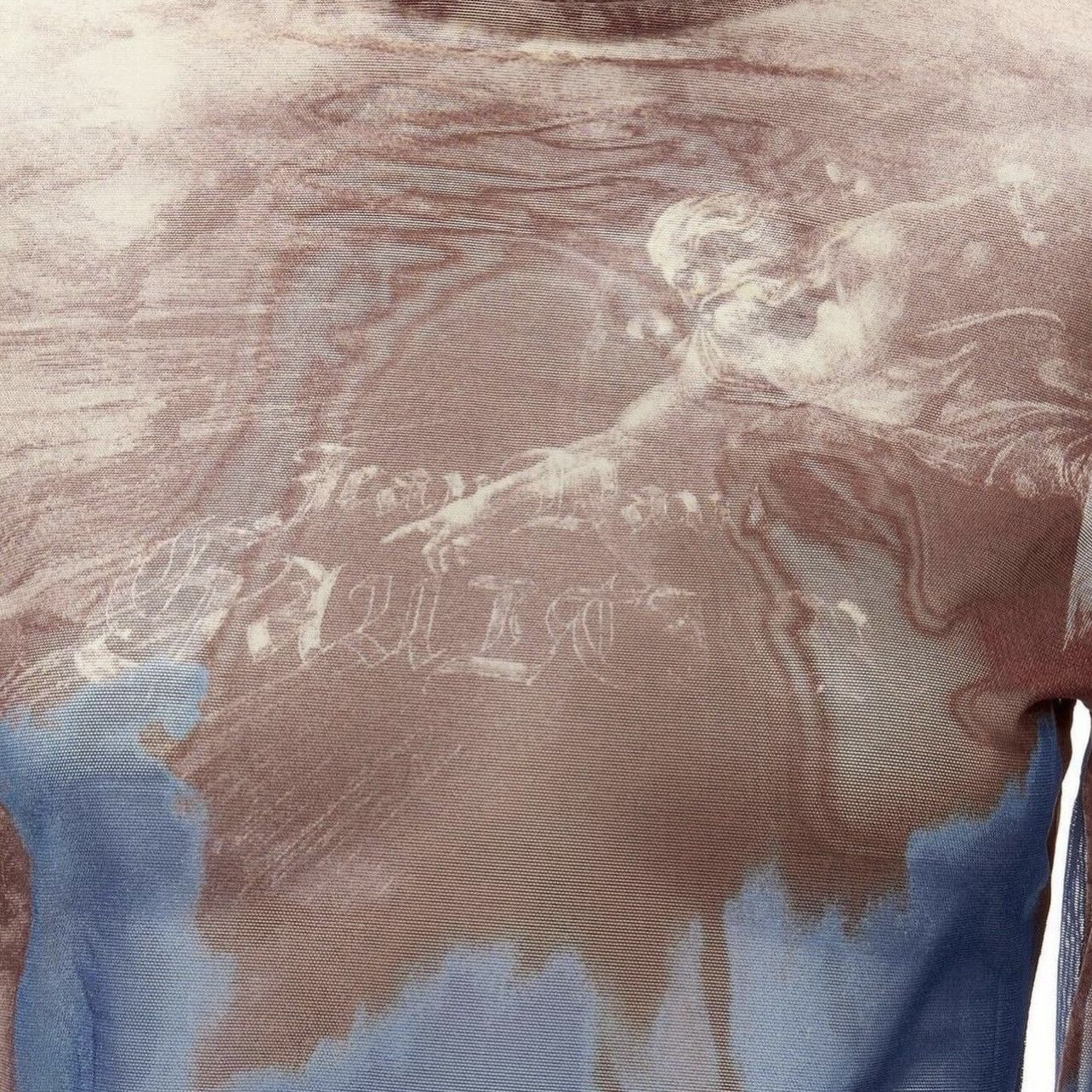 Jean Paul Gaultier FW1998 Runway Creation Of Adam Mesh Top Size US M / EU 48-50 / 2 - 5 Thumbnail