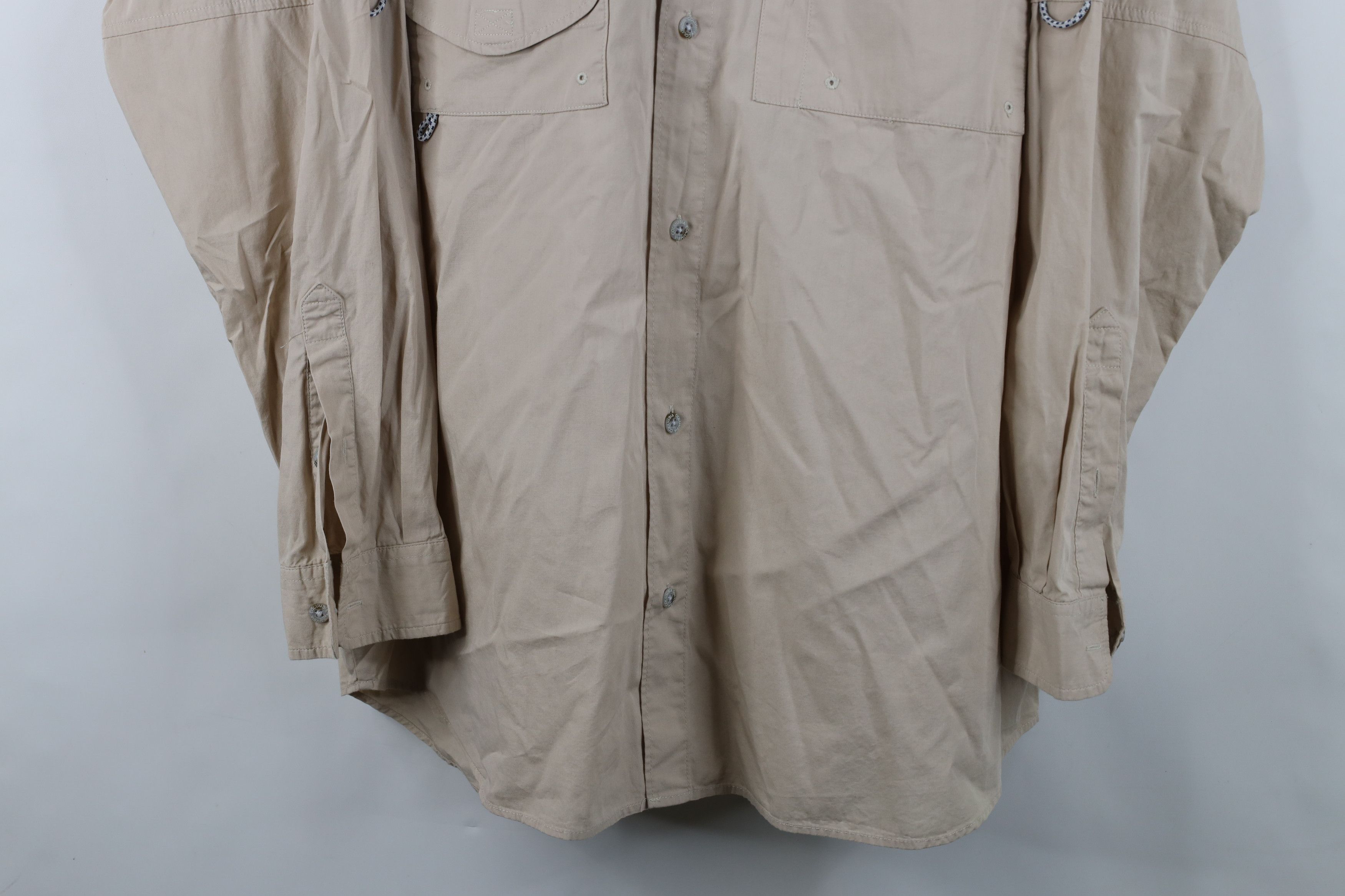 Columbia Columbia PFG Fishing Collared Button Down Shirt Beige Size US XL / EU 56 / 4 - 3 Thumbnail