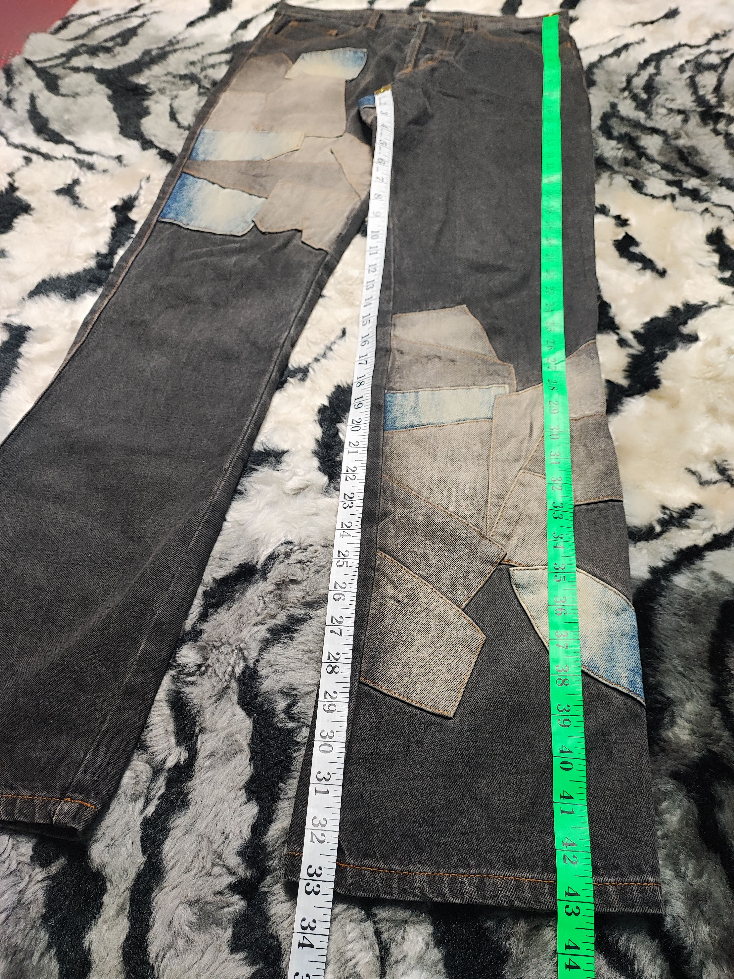 Japanese Brand Morgan Homme Patch Work Denim Size US 32 / EU 48 - 7 Thumbnail