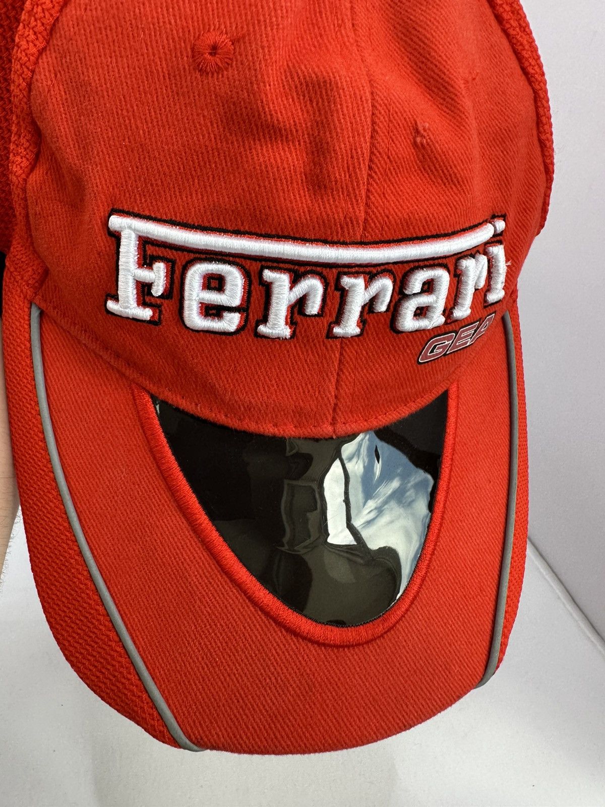 Ferrari Ferrari Gear Hat Red Vintage Authentic Adjustable Racing Cap Size ONE SIZE - 5 Thumbnail