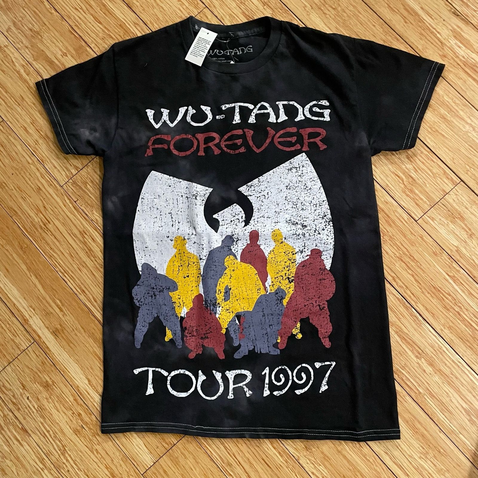 Wu-Tang Clan Wu-Tang Forever 1997 Tour T-Shirt NWT tie dye hip hop 