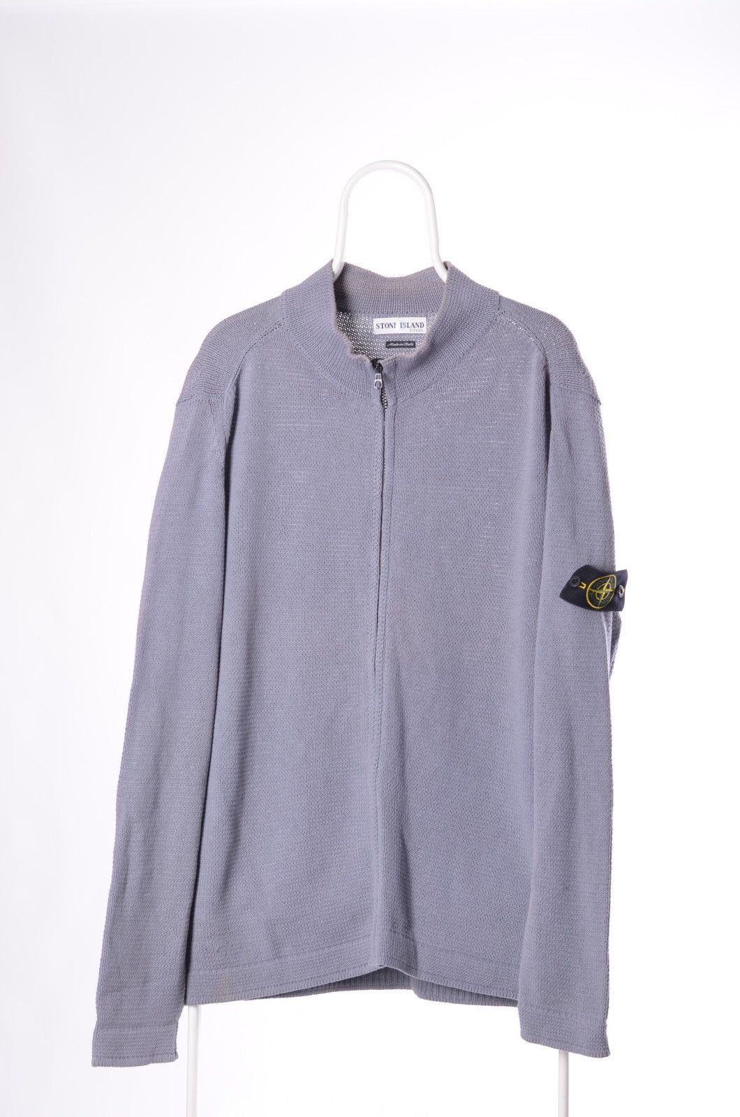 Stone Island Stone Island 2002 Vintage Cotton Zip Up Knit Size US XXL / EU 58 / 5 - 1 Thumbnail