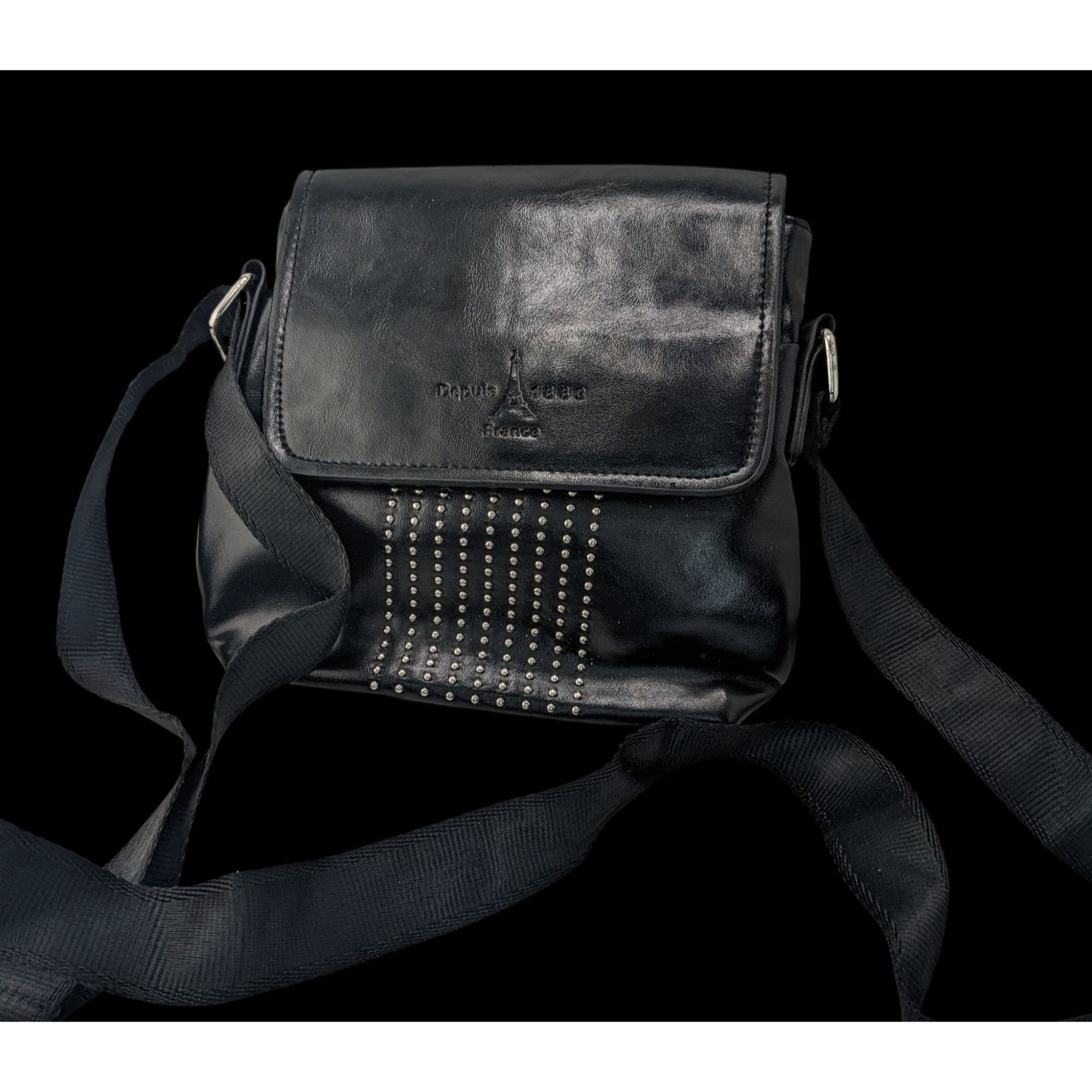 Other Depuis 1889 Paris France Souvenir Black Crossbody Bag With S Size ONE SIZE - 1 Thumbnail