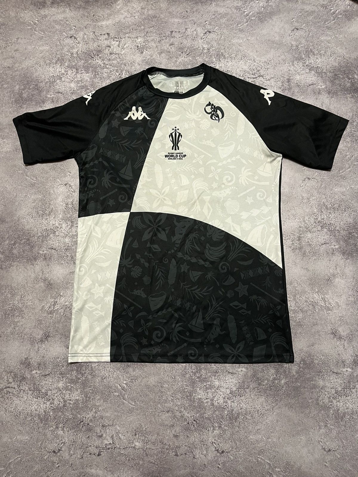 Kappa Kappa Fiji rugby World cup jersey Size US L / EU 52-54 / 3 - 1 Thumbnail