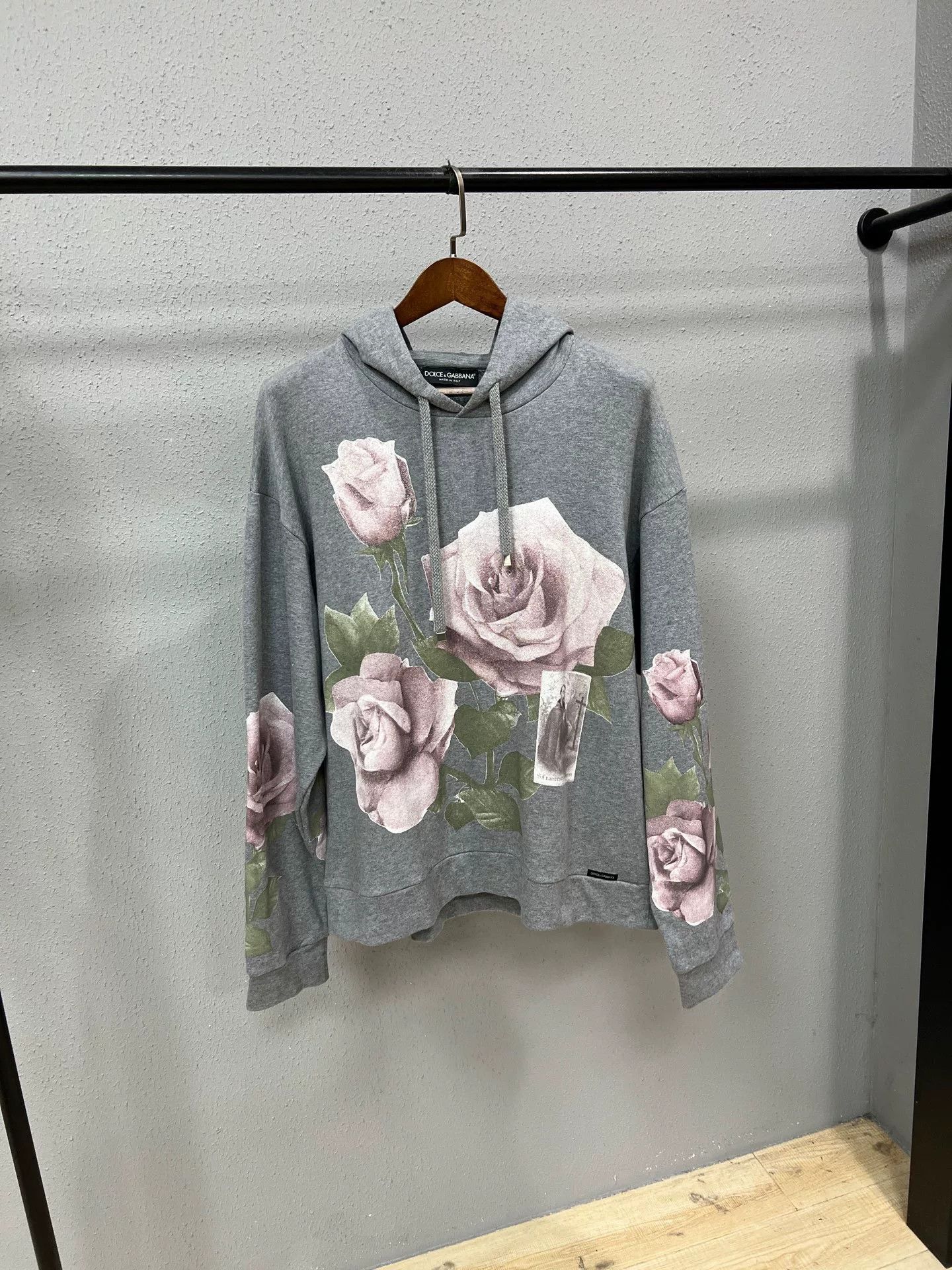 Dolce & Gabbana D&G Rose Hoodie Size US M / EU 48-50 / 2 - 1 Thumbnail