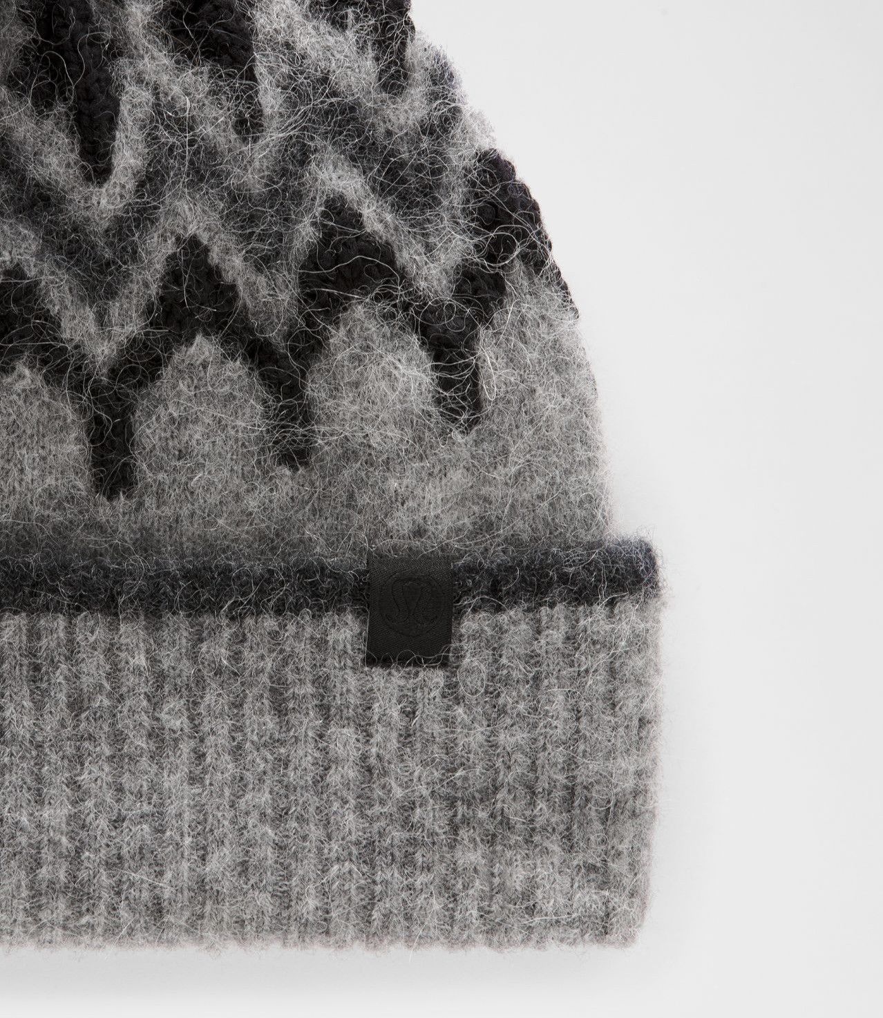 Lululemon Lululemon fair isle Knit Beanie one size color in black Size ONE SIZE - 3 Thumbnail