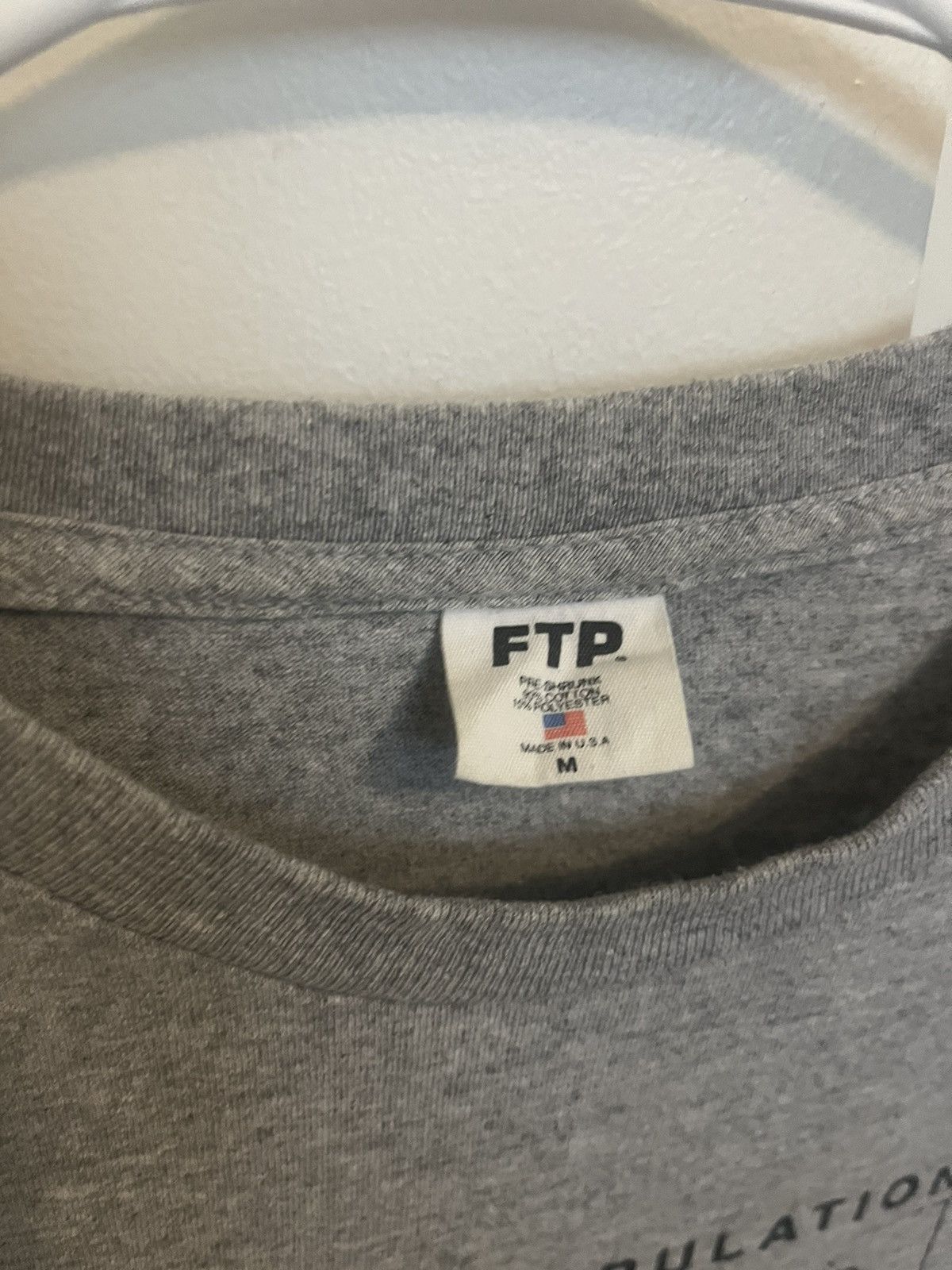 Fuck The Population FTP The Proper Way To Go Tee (grey) Size US M / EU 48-50 / 2 - 3 Thumbnail