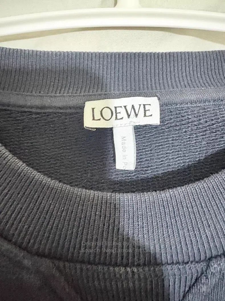Loewe Loewe Embroidered Letter Logo Sweatshirt, Navy Blue Size M / US 6-8 / IT 42-44 - 2 Thumbnail