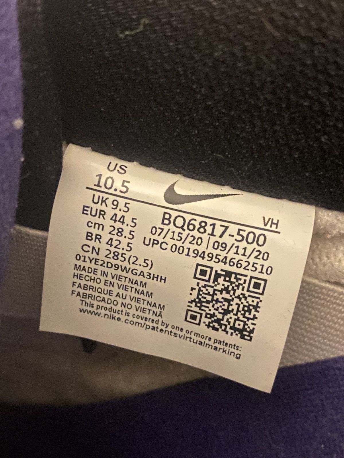 Nike Nike SB dunk low court purple Size US 10.5 / EU 43-44 - 5 Thumbnail