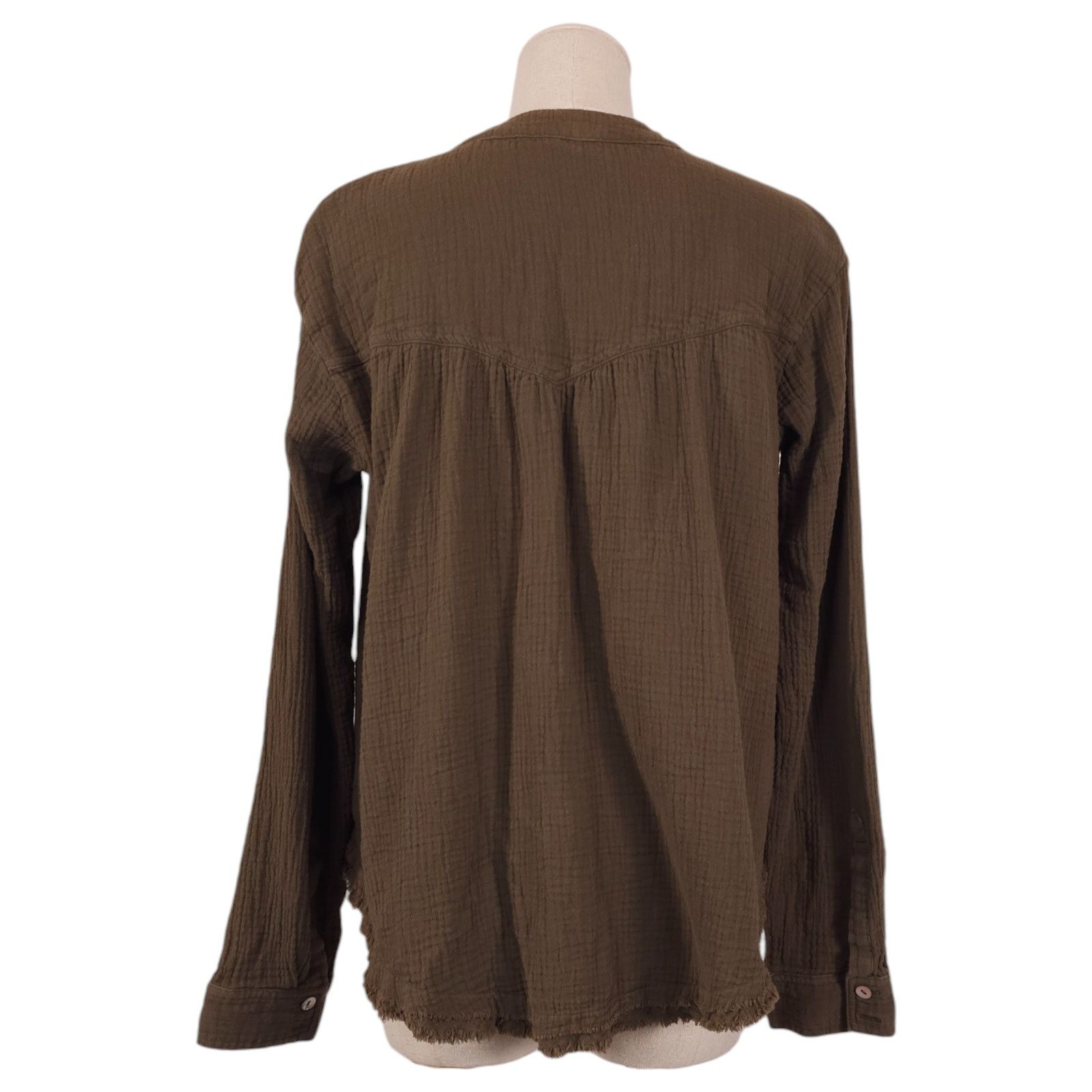 Free People Free People Changing Horizons Pullover Olive Green Sz Small Size S / US 4 / IT 40 - 3 Thumbnail
