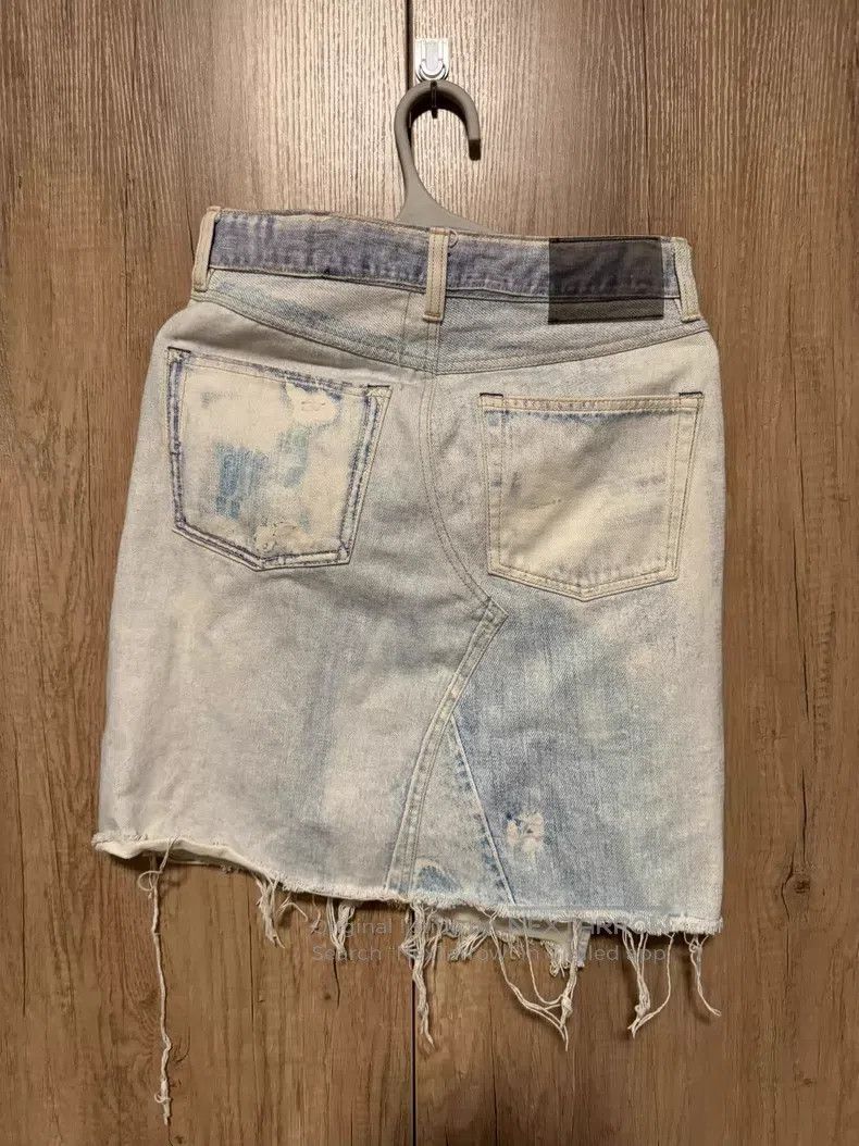 Our Legacy Our Legacy Digital Print Denim Skirt Size 42" / US 20 - 2 Thumbnail